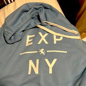 Mens blue express sweatshirt
